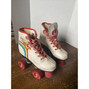 VTG 1983 Care Bears Roller Skates American Greetings by Brookfield Size 10j